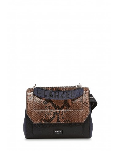 Lancel Sac a main Ninon A09370 marron noir petrole Voir les baskets