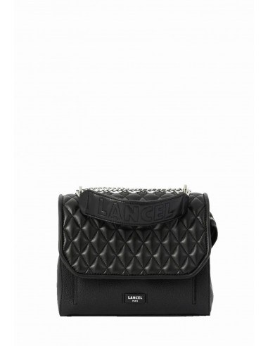 Lancel Sac a main Ninon A12229 noir matelassé est présent 