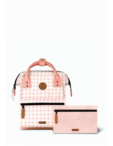 Cabaia Sac Vichy rose soldes