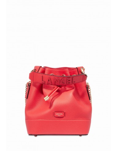 Lancel Sac seau Ninon A10922 rouge baiser 50-70% off 