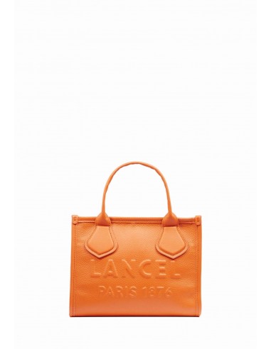 Lancel mini cabas Jour A12995 orange s'inspire de l'anatomie humaine