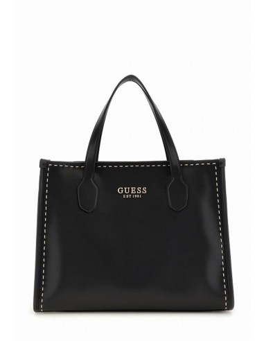 Guess Sac cabas Silvana Hwvc8665220 Black pas cher