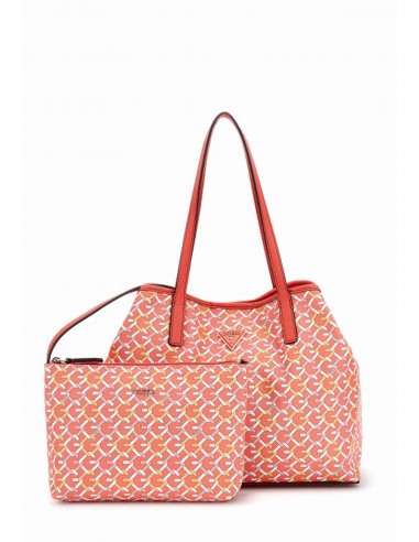 Guess Sac bandouliere Twiller Hwwg9318280 Coral multi logo pas cher 