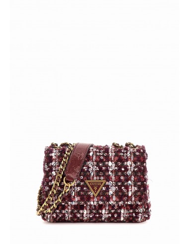 Guess Sac bandouliere Giully Hwct8748740 Burgundy multi de votre