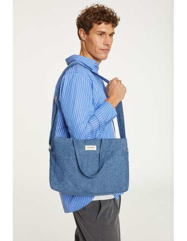 Sauval le city bag - Denim Clair Upcyclé online