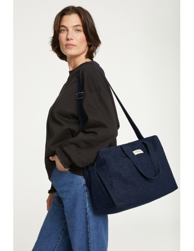 Sauval le city bag - Denim Brut Upcyclé Livraison rapide