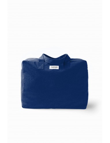 Elzévir le grand sac weekend - Coton recyclé Bleu Nuit JUSQU'A -70%! 